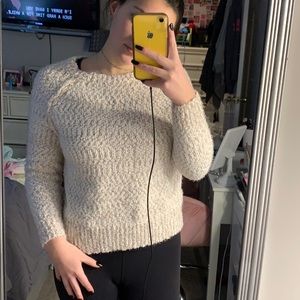 Cream knit sweater